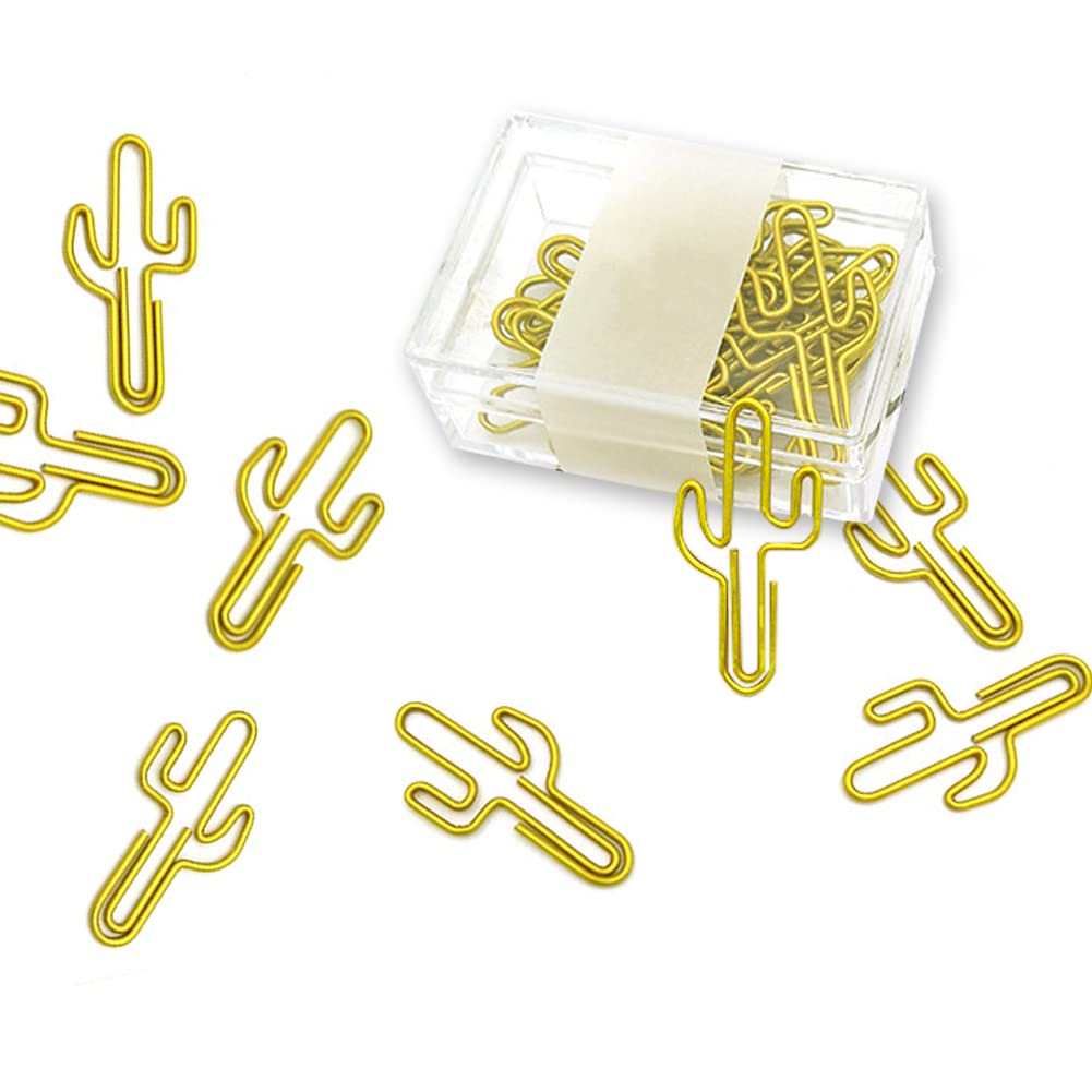 Binder Paper Clip 30 Cute Cactus Paper Clip Creative Decoration Jruizhp Stationery Paper Clip Paper Clip And Binder For Home, Sc